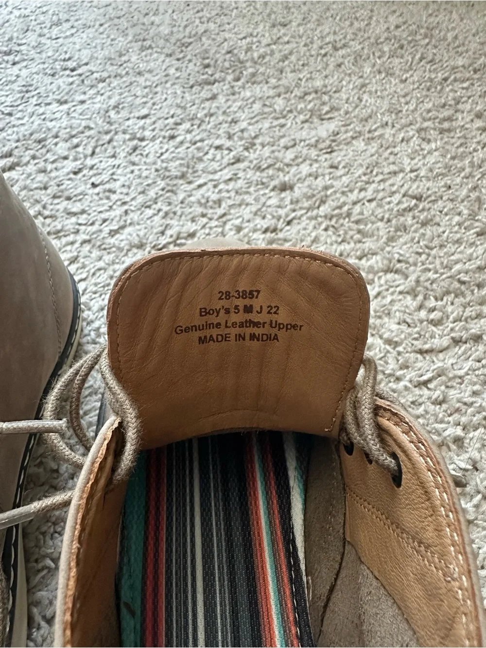 Johnston & Murphy kids chukka